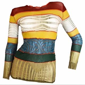 SOLD Vintage Jean Paul Gaultier Spring/Summer 1996 Cyberbaba Mesh Top